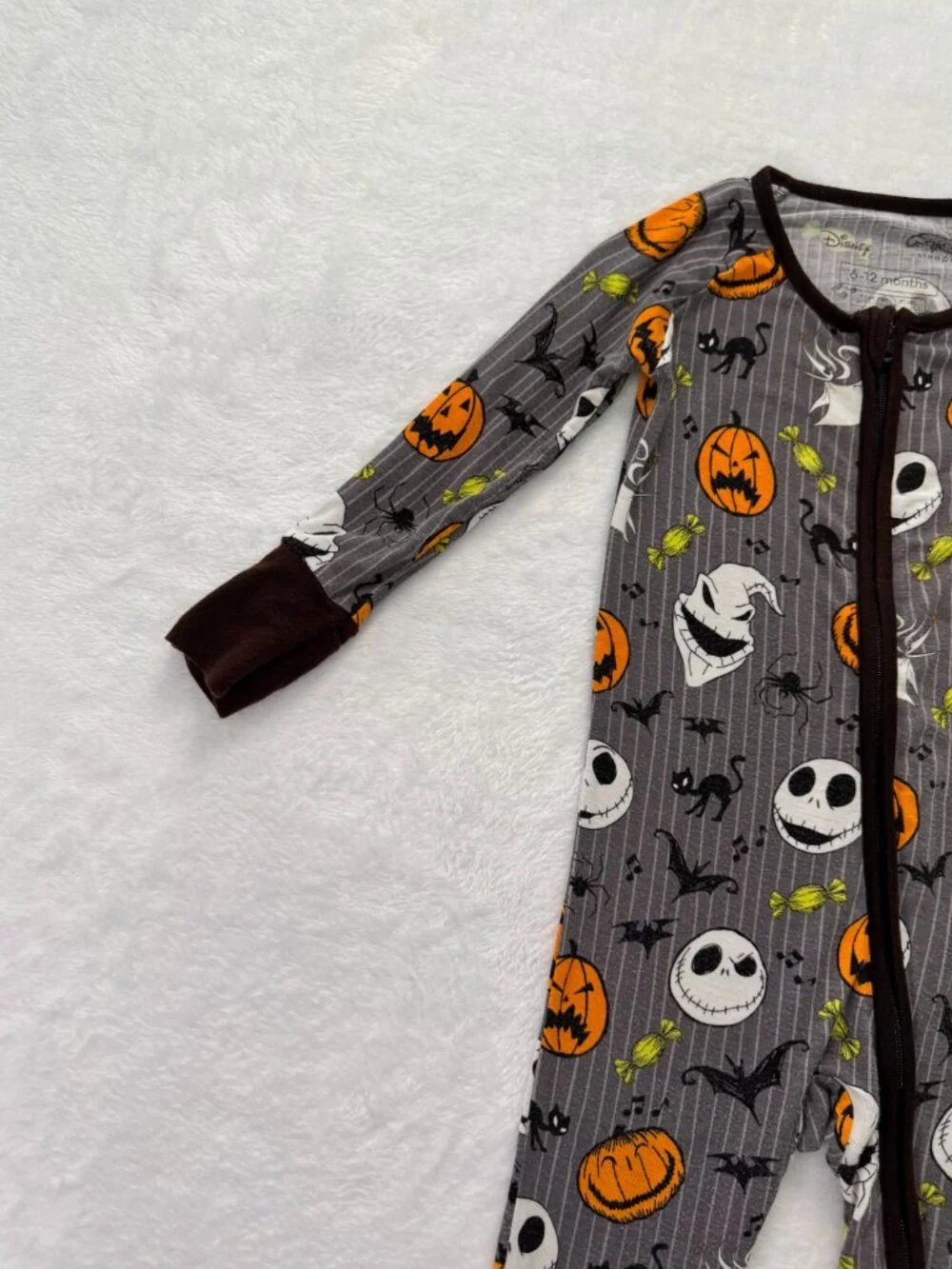 Little Sleepies OG DISNEY NIGHTMARE BEFORE CHRISTMAS Pajamas 6-12 Mo